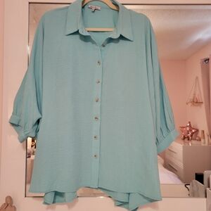 White birch Button Up top